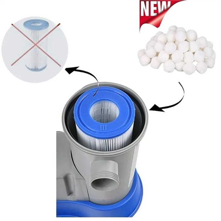 700g Vacuum Bag Filter Material Fiber Ball