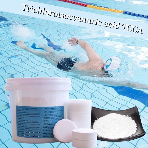 Venda calenta de productes químics per a piscines àcid tricloroisocianúric TCCA 90 pastilla pastilla de clor