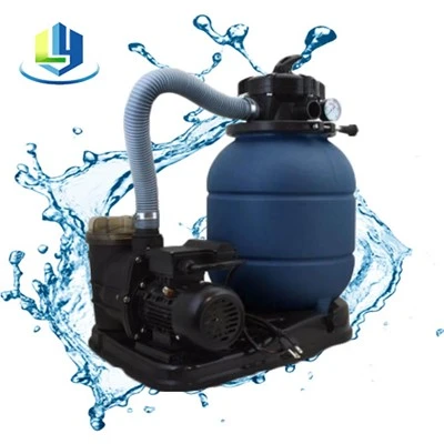 Sistema de bombes de filtre de sorra de LY-300 300mm per a piscines sobre el sòl amb bomba estàndard i base de filtre ferma per a una fàcil instal·lació