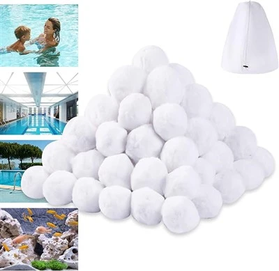Boles de filtre de piscina de 700 g per a piscines sobre terra Boles de filtre de sorra ecològiques reutilitzables en lloc de sorra