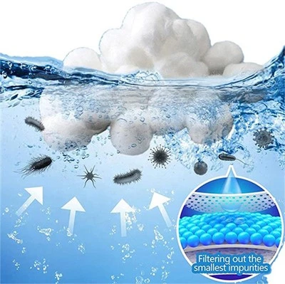 Filtre de boles Filtre de piscina de boles de retrorentat 700 g 100% polièster Boles de filtre de fibra