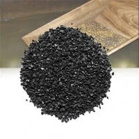 Carbó activat de closca de coco d'alt valor de iode Carboni de recuperació d'or 50 kg de carbó vegetal granular