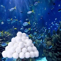 Boles de filtre de piscina Neteja de brutícia d'aquari Mitjà de filtre de fibra d'escuma